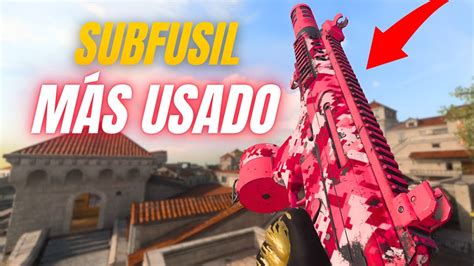 EL SUBFUSIL MAS USADO DE WARZONE 3 HRM 9 CLASE META YouTube