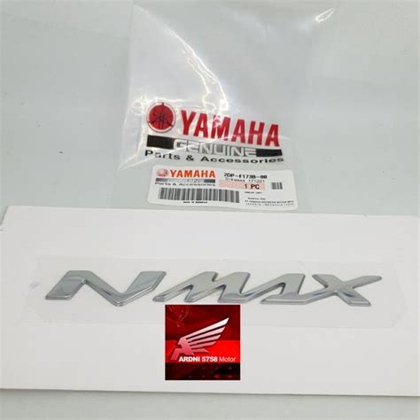 Jual Emblem Nmax N Max Silver Chrome Sticker Stiker Timbul D Yamaha