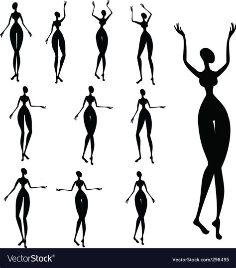 Silhouettes Of African Women Royalty Free Vector Image