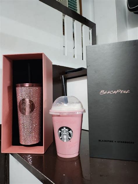 Starbucks X Blackpink Rhinestone Tumbler Limited Edition On Carousell