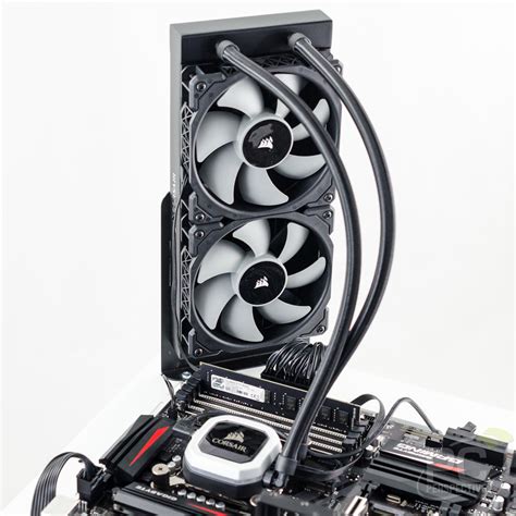 Corsair Hydro Series H100i Pro 240mm Rgb Liquid Cpu Cooler Review Pc Perspective