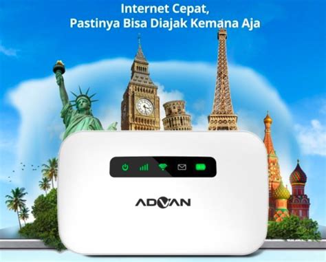 Jual Modem Wifi ADVAN MF01 Mifi IPocket 4G LTE Unlock All Operator 2500