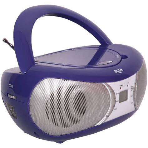 Bush Bluetooth Boombox Purple Cd Players And Cassette Players Home