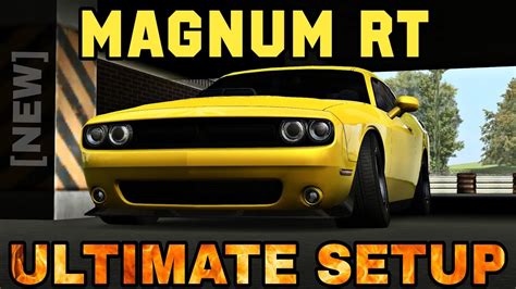 Magnum RT Ultimate Setup Test Drive Dodge Challenger CarX Drift