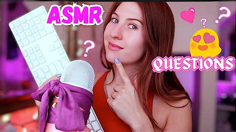 FRENCH ASMR FAQWith Keyboard Sounds Gum ChewingSoft Whispers For