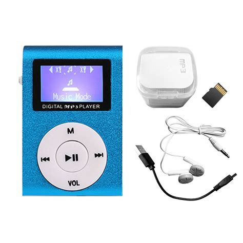 Fashion Student Mp3 Player Lcd Screen Digital Mini Portable With Clip