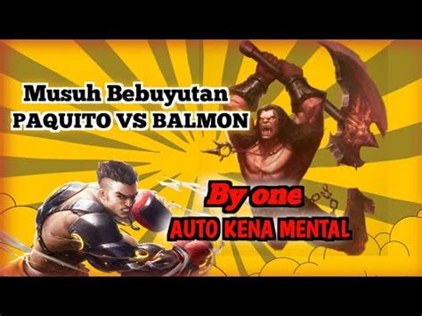 Di Tantang By One Adu Mekanik Paquito Vs Balmond Sampai Kena Mental