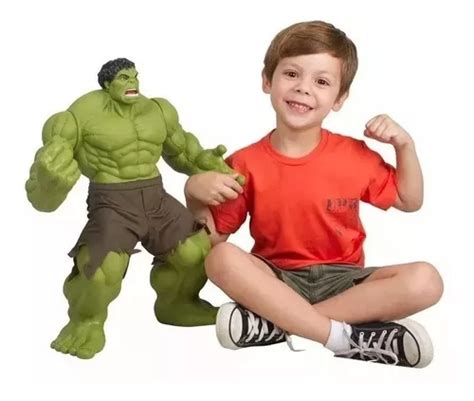 Boneco Hulk Verde Premium Gigante Cm Mimo Frete Gr Tis