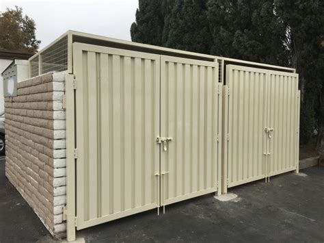 Fusion Metalworks Trash Enclosure Gates