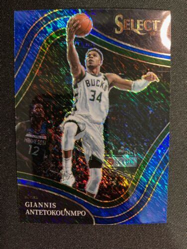 Giannis Antetokounmpo 292 2021 22 Panini Select Courtside BLUE