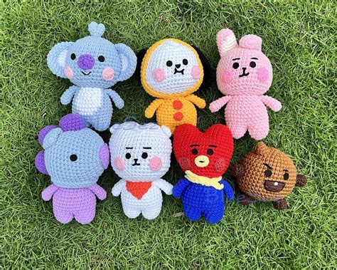 Crochet Kpop Collection Kpop Plush Doll Bts Amigurumi Crochet Bt