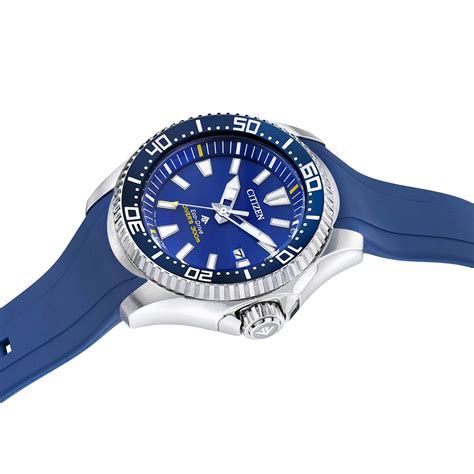 Citizen Promaster Diver Blue Rubber Strap Watch Ubicaciondepersonas