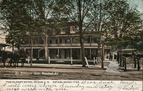 The Rhinebeck Hotel New York Postcard