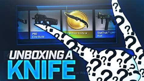 UNBOXING A FALCHION KNIFE IN A CSGO CASE OPENING YouTube