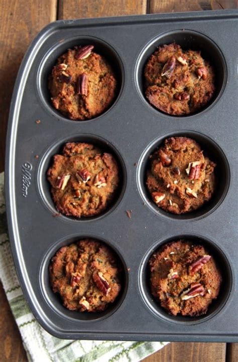 Healthy Zucchini Muffins With Coconut Flour Leelalicious