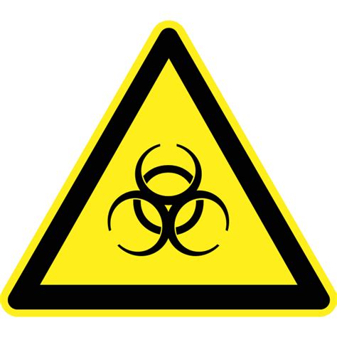 Biohazard Warning Sign Vector Image Free Svg