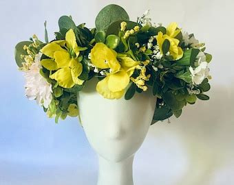 Midsommar May Queen Crown, Flower Crown With Arch, Giant Flower Crown ...