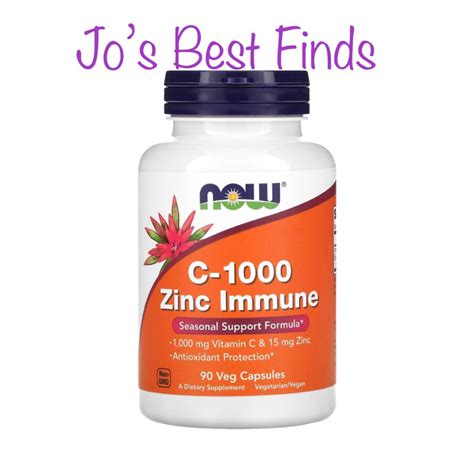 NOW C 1000 Zinc Immune 90 Veg Caps Shopee Philippines