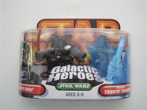 Star Wars Galactic Heroes 2005 Darth Vader & Holographic Emperor Palpatine