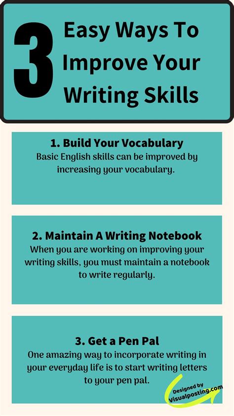 3 Easy Ways To Improve Your Writing Skills Improve English Writing