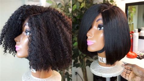 Beauty Hack How To Straighten And Restyle A Curly Full Lace Wig