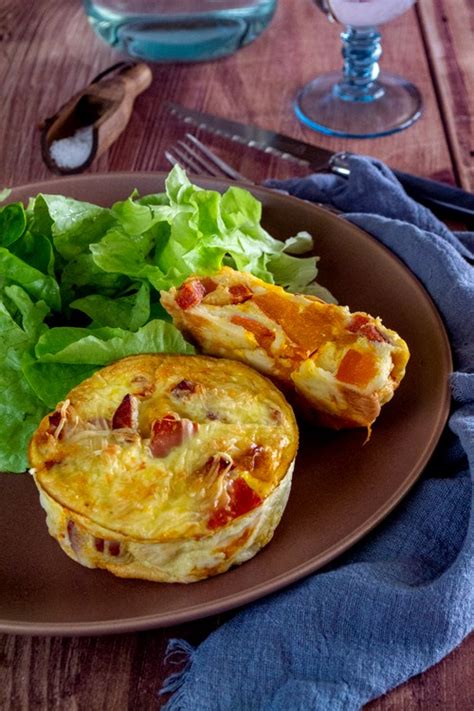 Quiches sans pâte butternut et chorizo Quand Nad cuisine