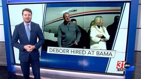 DeBoer Arrives In Tuscaloosa YouTube