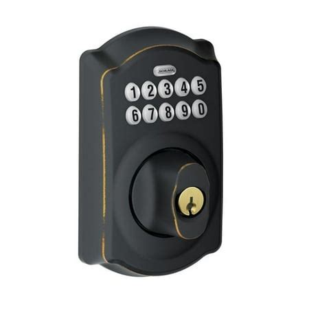 Schlage Keypad Deadbolt with Camelot Trim - Walmart.com