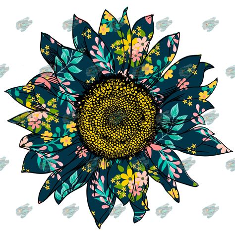 Floral Print Sunflower Sublimation Transfer 2 In 2021 Light Colored Fabric Sublime Floral