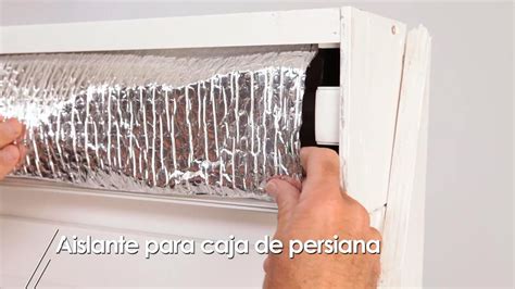 Cómo aislar la caja de la persiana