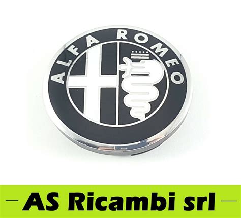 Tappi Coprimozzo Alfa Romeo Diametro Mm Per Cerchi Lega Borchie Alfa