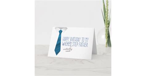 Wicked Wickedly Cool Step Father Birthday Card Zazzle