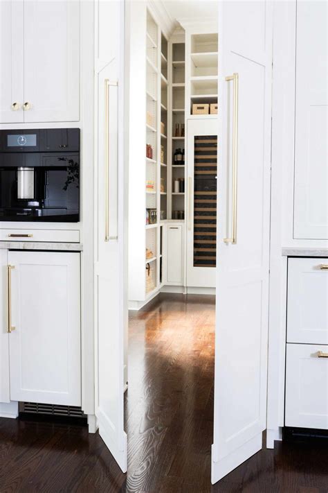 hidden pantry ideas  streamline  kitchen