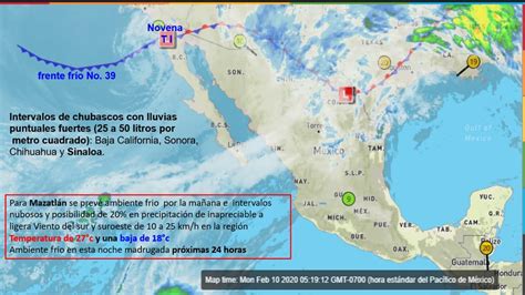 Se Pronostica Ambiente FrÍo Lluvias Vientos Fuertes Y CaÍda De Nieve