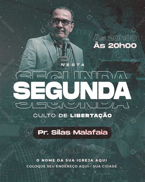 Igreja Segunda Culto De Liberta O Pr Silas Malafaia Social Media Psd