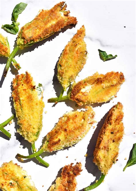 Stuffed Squash Blossoms - A Pure Palate