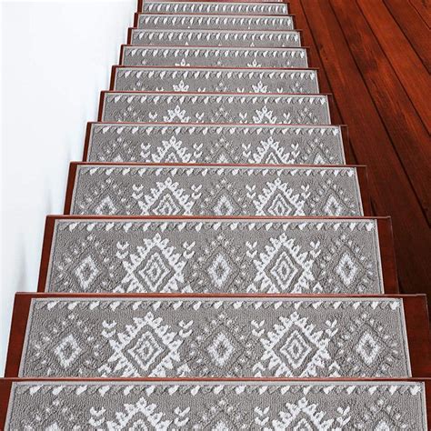 Stair Treads Traditional Collection Contemporary, Cozy, Vibrant and Soft Stair Treads, 9'' x 28 ...