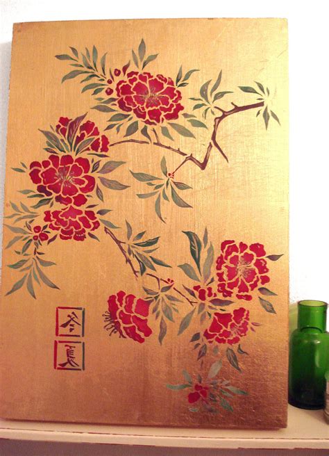 Chinese Azalea Flower Stencil Henny Donovan Motif Azalea Flower