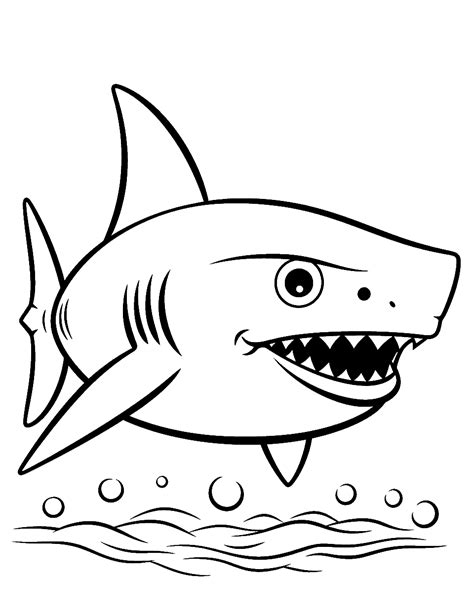 50 Shark Coloring Pages: Fun Printable Sheets