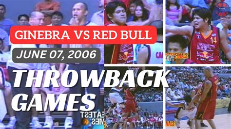 Ginebra Vs Red Bull Barako June Game Quarterfinals Pba