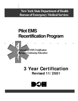 New York State Bureau Of Ems Forms And Templates Fillable Printable