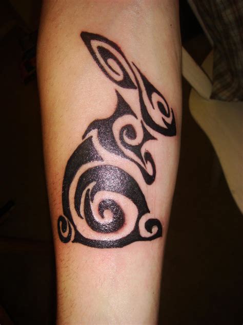 Tribal Bunny Tattoo By Erikajade On Deviantart