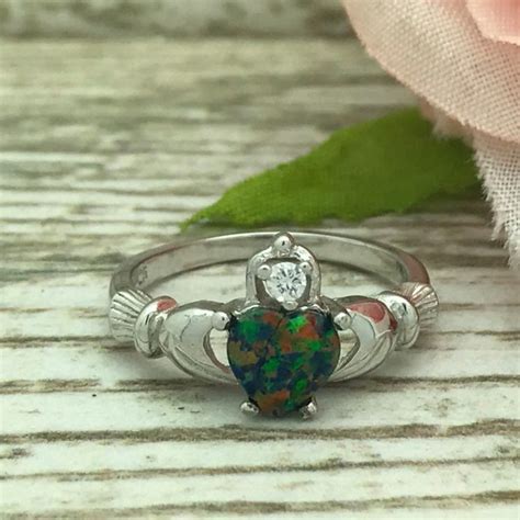 Bague Claddagh Bague Claddagh En Argent Sterling Pour Femme Etsy France