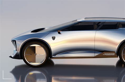 This Hydrogen Propelled Peugeot Concept Is An Ultra Edgy Luxury Coupe Of The Future Yanko Design