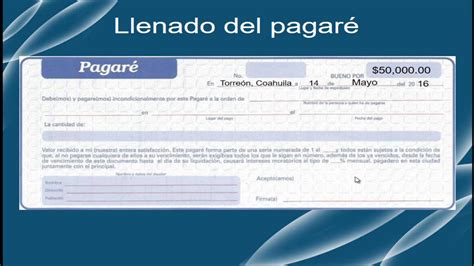 ¿qué Es Un Pagaré A La Vista En México Descubre El Formato