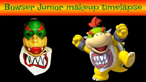 Bowser Jr Super Mario Bros Sfx Makeup Cosplay Face Paint Timelapse