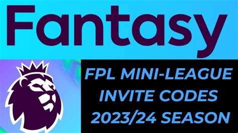 Fpl Mini League Codes Season Fantasy Premier League