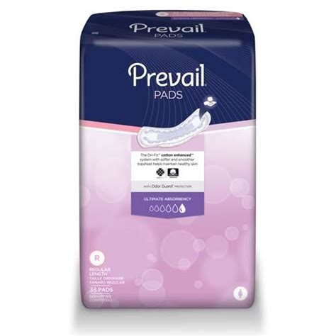 Prevail Bladder Control Pads For Women Moderate 16″ Medical Direct Plus