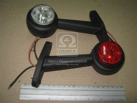 Фонарь LED Габаритный Правый, Рожок Прямой, 24В (Руслан-Комплект),Ф-2 ...