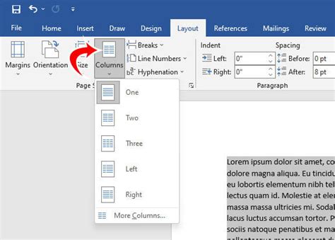 How To Create Columns In Word Techozu